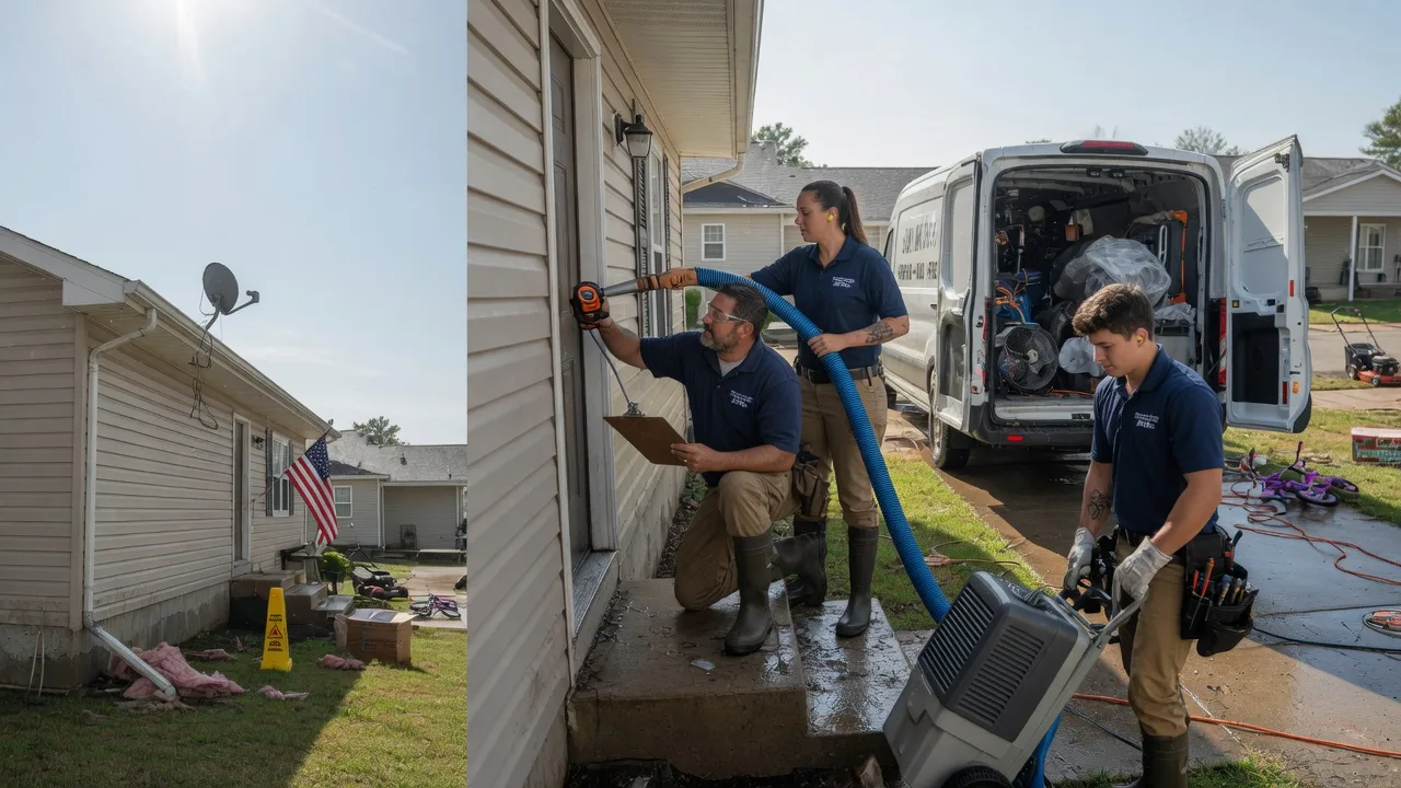 Ceiling Water Damage Restoration in Giddings, TX near me